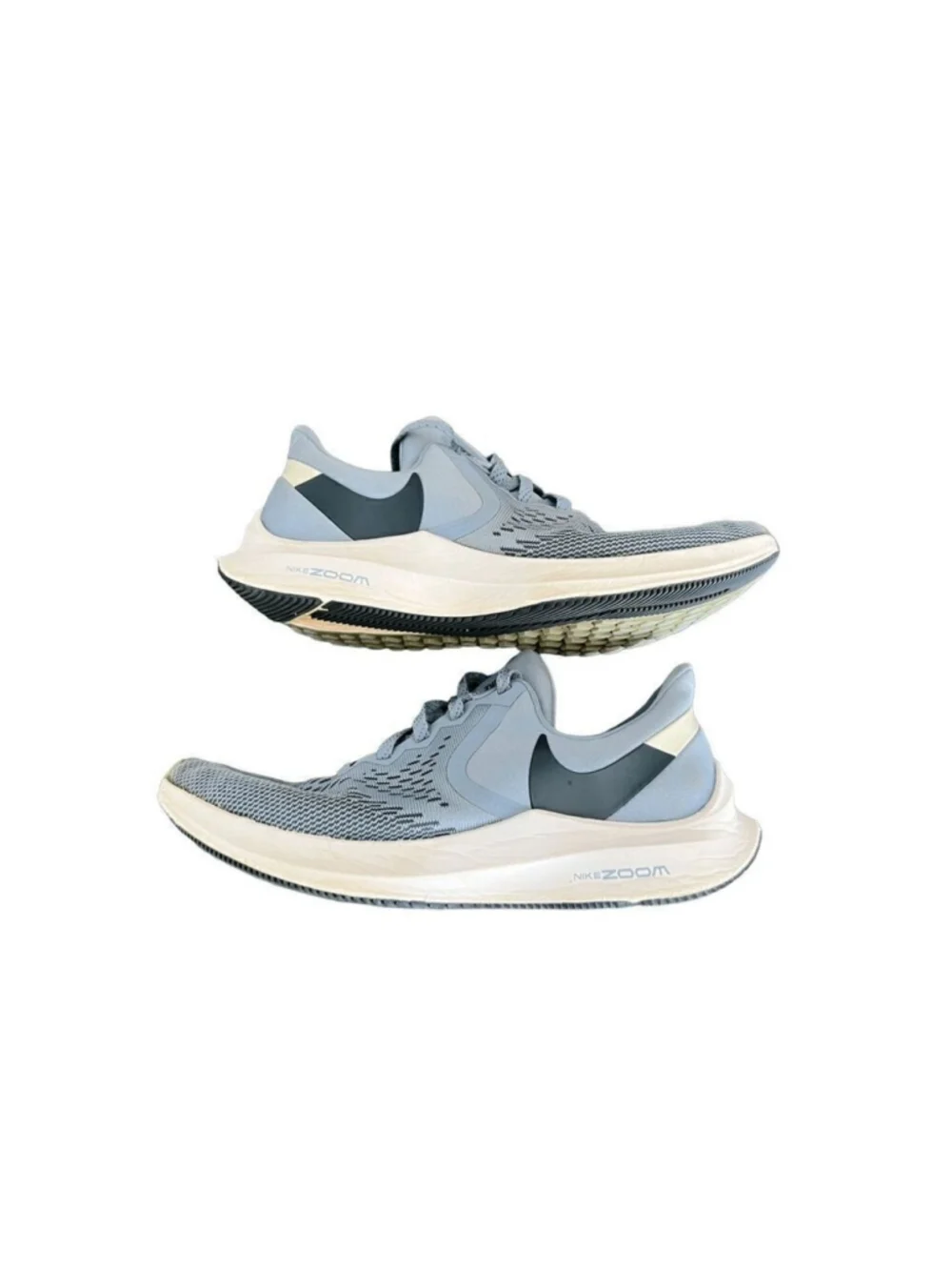 Nike Air Zoom Winflo 6 Indigo Fog Monsoon Blue Mesh Athletic Shoes 9.5